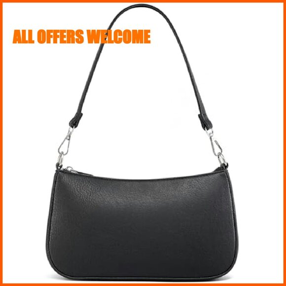 Small Shoulder Bag with Removable Straps, Large Capacity Crossbody Clutch Purse - Picture 2 of 8